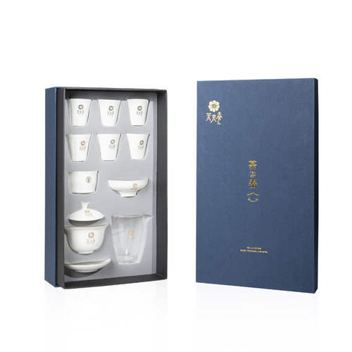 茉香玉瓷茶器—天圆地方